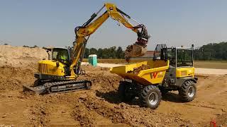 Dual View DV90 wheel dumper shows its strengths on the construction site