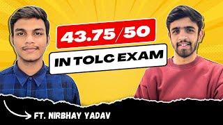 HOW HE SCORED 43.75 OUT OF 50 IN TOLC EXAM | TIPS | PREPARATION | PROCESS | STUDY IN ITALY