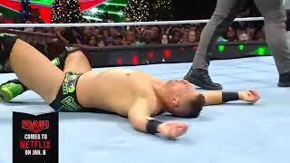 the miz vs dexter lumis/wyatt sicks attacks final testament raw 12/23/24