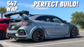 547 WHP Big Turbo Civic Type R Drive and Review!