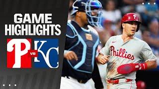 Phillies vs. Royals Game Highlights (8/23/24) | MLB Highlights