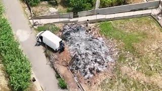 Calabria, il video dei piromani in azione individuati dai droni