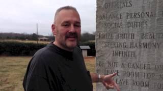 Georgia Guidestones (The 10 Commandments?)