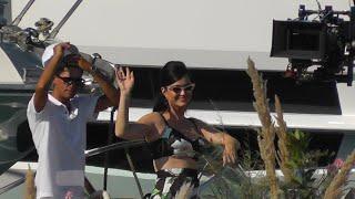 Katy Perry spotted in Capri during filming commercial Dolce & Gabbana directed by Paolo Sorrentino