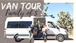 Vanlife with Kids! -- Come tour our VAN!