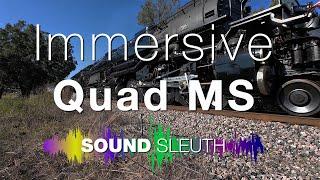 Quad Mid Side (MS) for immersive Audio