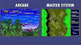 Arcade Vs Master System - Line Of Fire