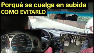 ¿Como Devolver cambios en subida? ¿Como meter cambios en subida con carro manual?