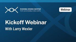 Rhonda Weiss Center Kickoff Webinar