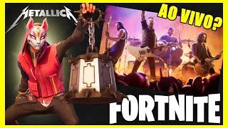 FICOU RUIM? ASSISTI O EVENTO DO METALLICA NO FORTNITE E...