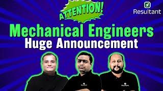 Attention!!!! Mechanical Engineers - Huge Announcement For You All  | GATE 2025