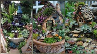 ️elegant33+ Shabby Chic and Vintage Rustic Style Fairy Garden Decor Ideas️|| garden decorations