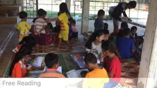 Sipar Mobile Library - Bibliobus Sipar au Cambodge - in the Phnom Penh Suburb