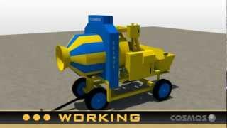 Reversible Drum Concrete Mixer