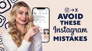 Avoid These INSTAGRAM MISTAKES In 2021 (Why You Aren't Growing)