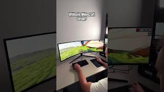 Super ultrawide minecraft gameplay  #minecraft #minecraftshorts #minecraftbuilding