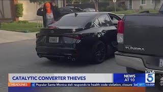 Catalytic converter thieves strike Santa Clarita neighborhood