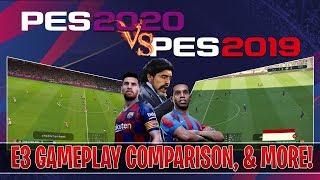 [TTB] PES 2020 vs PES 2019 - E3 GAMEPLAY COMPARISON - RONALDINHO NEW SKILL, CELEBRATION & MORE!