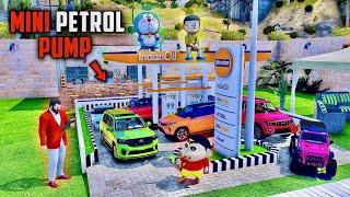 GTA 5 : New Mini Petrol Pump For Shinchan Full Fun #gta5 #rampageboy #bommalu