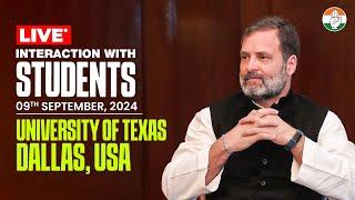 LIVE: Interaction with Students | University of Texas | Dallas, USA