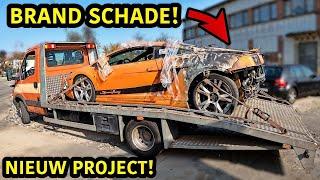 Rebuilding A Burned Lamborghini Gallardo From Auction! Part 1(English Subtitels)