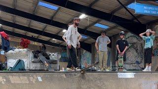 Alex Hallford and friends at Flo Skatepark Nottingham