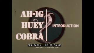 INTRODUCTION TO AH-1G HUEY COBRA HELICOPTER   w/ MINIGUN & ROCKET LAUNCHER  VIETNAM  84375