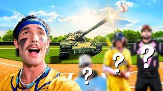 12 Baseball Influencers 1 EPIC BATTLE (Tank Wars Ep. 1)