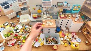 Miniature kitchen set installation  ASMR  Re-ment Collection 