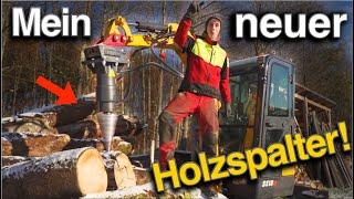 Die genialste Art Holz zu spalten?! Endlich sicher und entspannt Meterholz spalten!!!