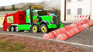 Trucks vs Speed Bumps Challenge #44 | BeamNG.DRIVE