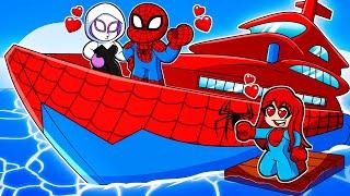 Rizzing Girls with $50,000,000 SPIDERMAN YACHT in Roblox Driving Empire!