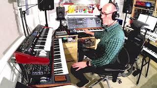 Another DAWless Analog Jam in the studio (feat. MatrixBrute, PolyBrute, Deepmind 12 and TR-8S)