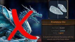 How to mine Froststone Ore without killing the Ice dragon in dark and darker