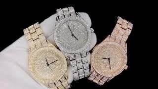 Classic Fully Iced Out Bling Hip Hop Watch | Bustdown Wristwear