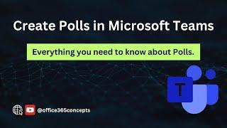 Create poll in Teams meeting, Create Forms poll in Teams