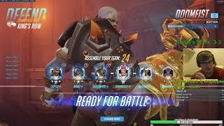 Overwatch Toxic Doomfist God Chipsa Monster Gameplay With 43 Elims