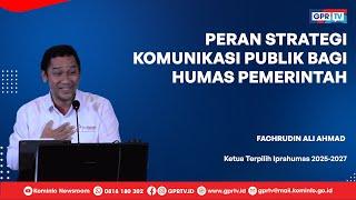 Peran Strategi Komunikasi Publik Bagi Humas Pemerintah