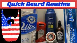 Quick Morning Beard Routine
