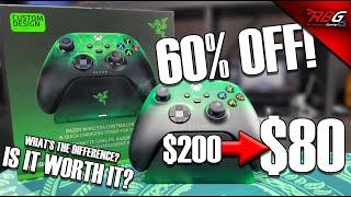 60% OFF! Xbox Razer Wireless Controller! Unboxing & Comparison! $200 to $80! Is It Worth It?