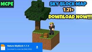 Sky-block Map Download For Minecraft PE 1.21+