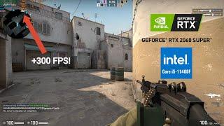 CSGO Very High Graphics RTX 2060 SUPER + i5 11400f +300 FPS