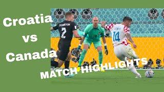 Croatia vs Canada | FIFA WORLD CUP 2022 | Match Highlights #croatia #canada