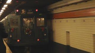 NYC "Nostalgia" subway train and Christmas Tree 2017