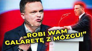 Hołownia się wkurzył! "MENTZEN ROBI WAM GALARETKĘ Z MÓZGU!"