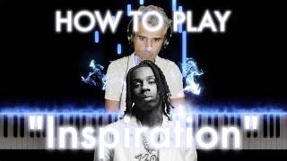 Polo G - Inspiration PIANO TUTORIAL | Sheet Music | Chords | only chasing out the bands