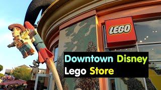 Lego Store Disney California | Downtown Disney Lego Shop | Huge Shop Lego Displays And Models