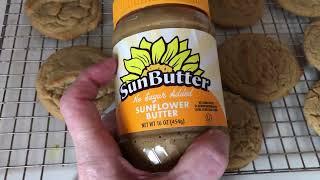 Sunbutter sunflower seed butter review and link to cookie recipe