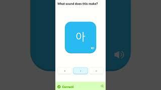 Beginner Learning Korean Language with Duolingo 