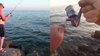 Летняя рыбалка, Чёрное море,  август 2019. С берега на спиннинг.